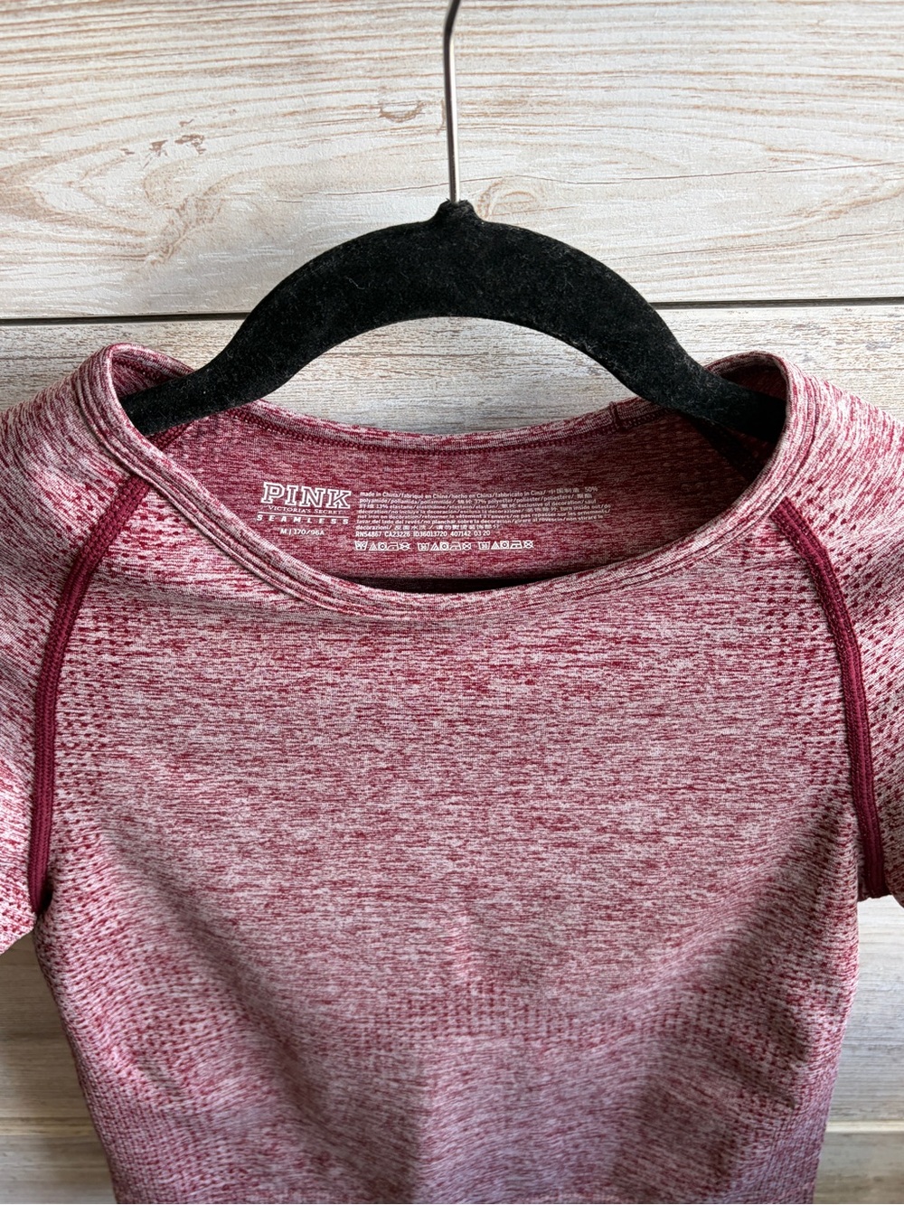 Victoria Secret Pink Women’s Short Sleeve Active Top